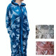 Robe de chambre polaire femme à capuche