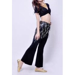 Tenue de cours complète noire et argent pour la Danse