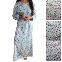Chemise de nuit Femme manches longues