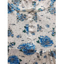 Chemise de nuit Femme à manches courtes Imprimé Roses