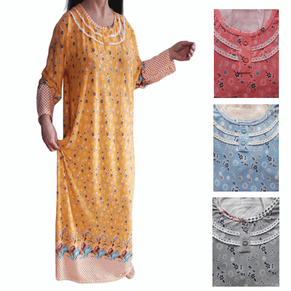 Pyjama Femme coton imprimé floral