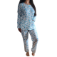 Ensemble 2 pièces Pyjama Femme fleuri
