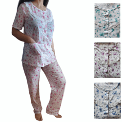 Pyjama Femme en coton manches courtes