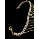 Bijou de main doré et strass