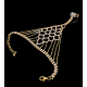 Bijou de main doré et strass