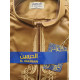 Qamis satiné brodé manches longues