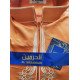 Qamis satiné brodé manches longues