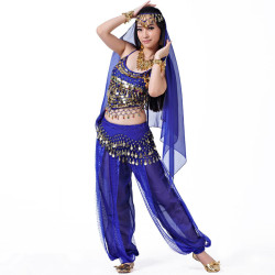 Costume Jasmine bleu roi 