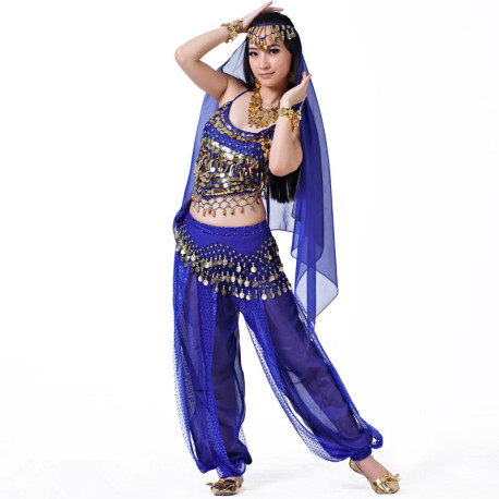 Costume Jasmine bleu roi 
