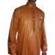 Qamis homme col mao avec broderies coloreés Daffah