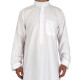Djellaba homme PROMO blanc pur col mao 