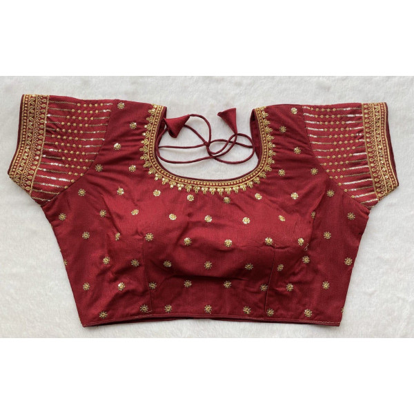 Haut court pour tenue indienne manches courtes