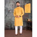 Ensemble Kurta et pantalon Indien satiné