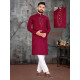 Ensemble Kurta et pantalon Indien satiné