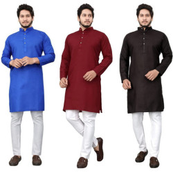 Ensemble Kurta et pantalon indien pour Homme
