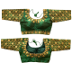 Choli court broderie dorée