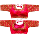 Choli court broderie dorée