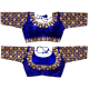 Choli court broderie dorée