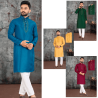 Ensemble Kurta et pantalon Indien satiné