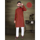 Kurta homme jacquard + pantalon