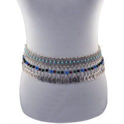 Ceinture de danse tribale authentique