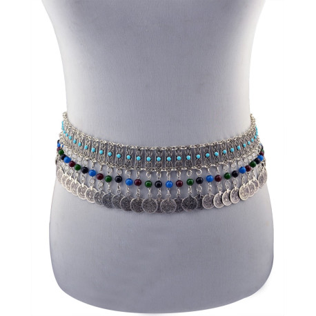 Ceinture de danse tribale authentique