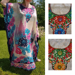 Djellaba femme été style provençal