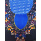 Djellaba femme manches courtes style arabesque couleur
