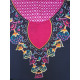 Djellaba femme manches courtes style arabesque couleur