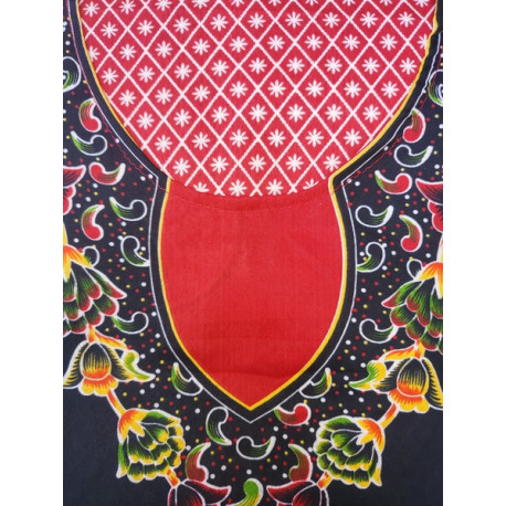 Djellaba femme manches courtes style arabesque couleur