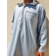 Qamis capuche Homme