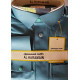 Qamis moderne col chemise soyeux