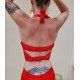 Tenue confortable pour cours de danse rouge