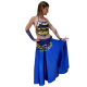 Femme Costume danse du ventre bleu roy