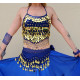 Femme Costume danse du ventre bleu roy