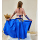Femme Costume danse du ventre bleu roy