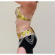 Ensemble coordonné de danse orientale couleur or