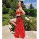 Ceinture foulard filet de danse orientale noir