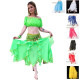 Tenue de danse verte brassière et jupe 