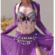 Tenue de danse orientale 3 pièces violette