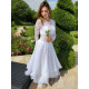 Haut dentelle manches longues