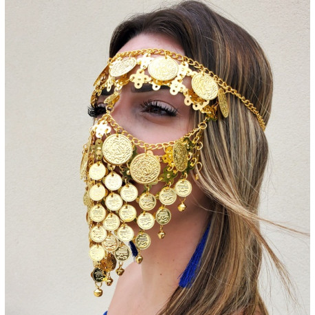 Bijou de visage oriental à pièces