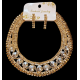 Parure de bijoux indiens en strass
