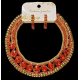 Parure de bijoux indiens en strass