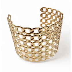 Bracelet de poignet or petite maille