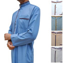Qamis saoudien liseret fin