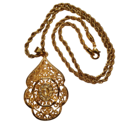Collier oriental plaqué or