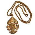 Collier oriental plaqué or