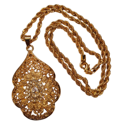 Meskia Collier oriental plaqué or 