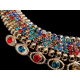 Parure collier strass + Boucles d'oreilles 